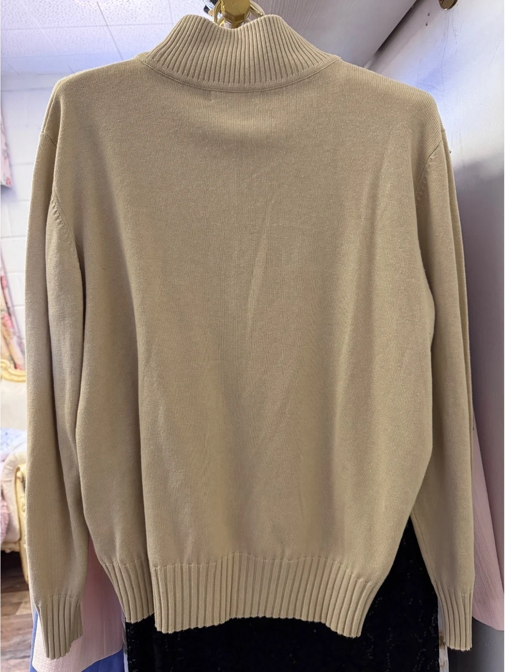 Dressbarn tan turtle neck